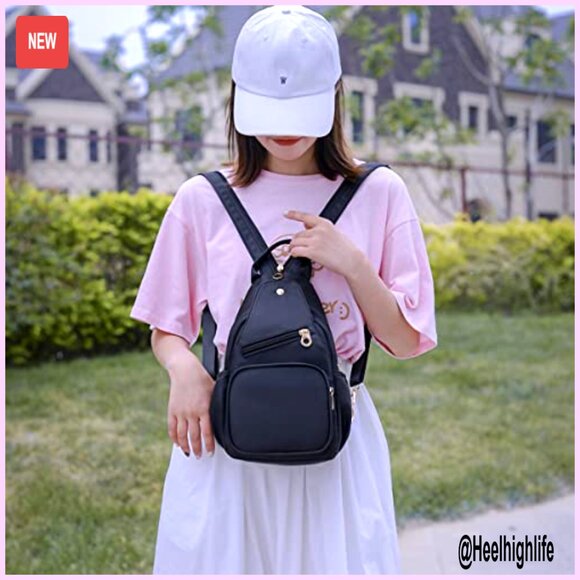 Small Sling Backpack Daypack for Travel Hiking Sports Crossbody Bag main image 7